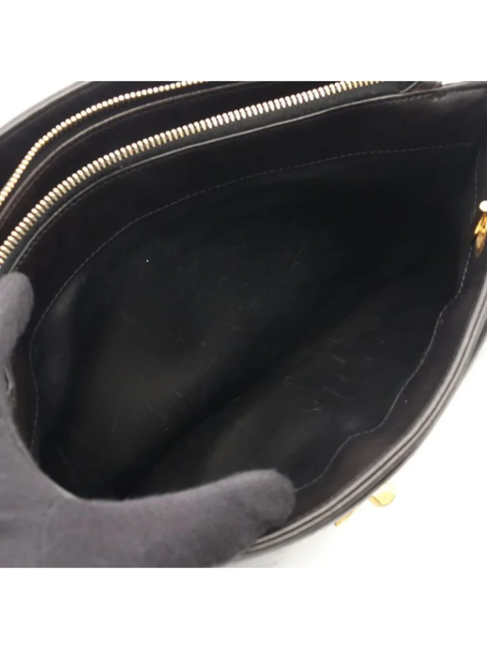Chanel Tote CC Logo Black Lambskin Shoulder